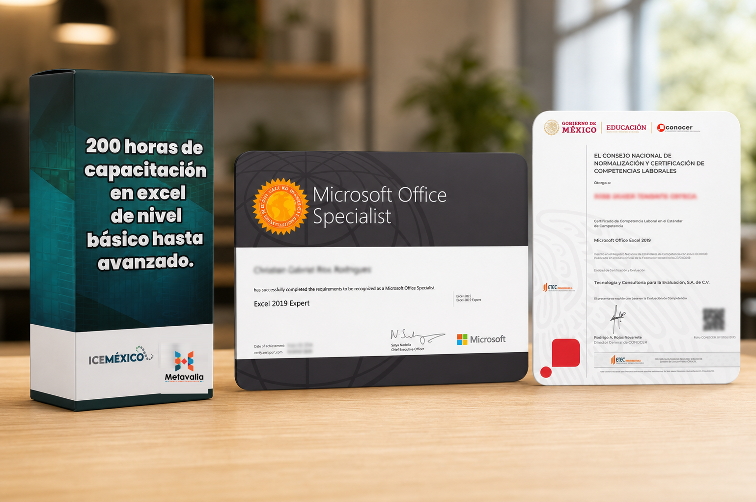 Capacitación y doble certificación Microsoft Excel y SEP CONOCER